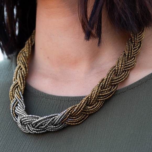 Paparazzi Brazilian Brilliance Multi Necklace Set - Picture 1 of 3